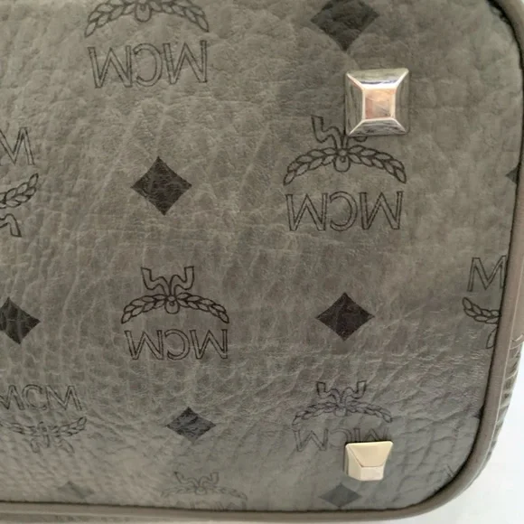 MCM Phantom Grey Small Drawstring Handbag - Picture 14 of 15